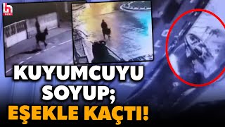 Yok Artik Dedi̇rten Görüntüler Forkliftle Kuyumcu Soyup Eşekle Kaçtı O Anlar Anbean Kamerada