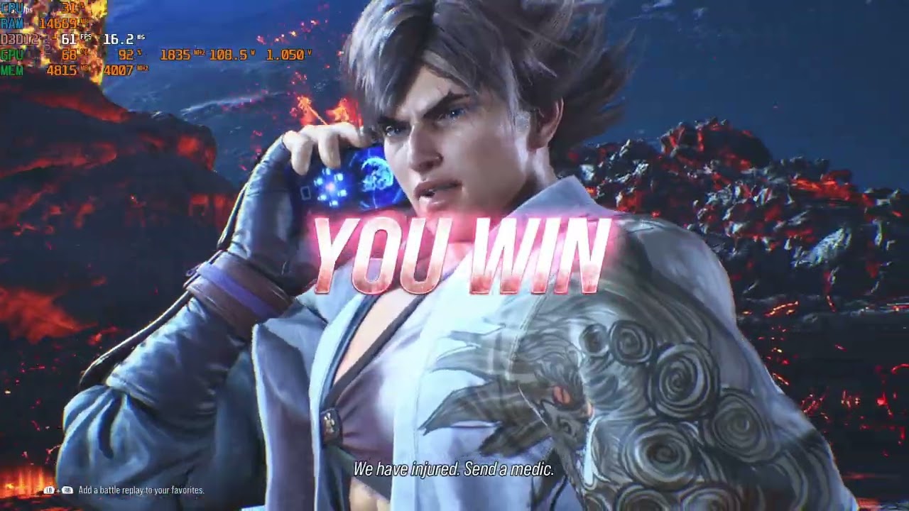 GTX 1070 8GB - TEKKEN 8 Benchmark (1080p)