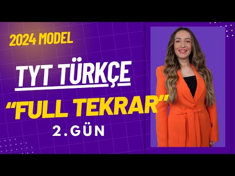 2024 TYT Türkçe Full Tekrar Kampı | Cümlede Anlam | 2.GÜN