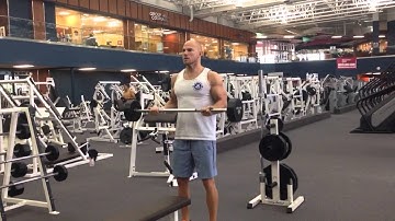 Accentuated Eccentric Barbell Curl