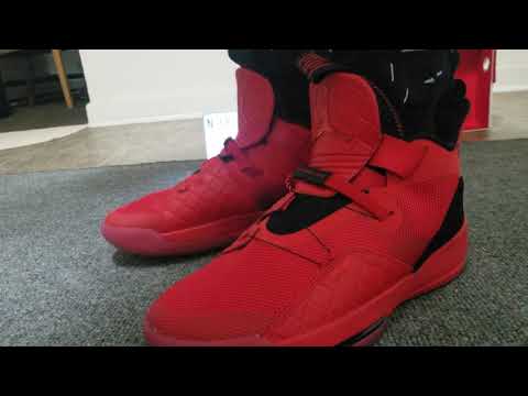 Nike Air Jordan 33 University red on 