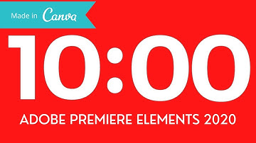 Make a Countdown Timer in Premiere Elements and Canva (FREE)