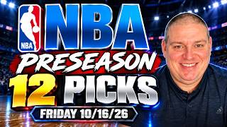Friday NBA Preseason Picks - 10/16/26 l Craig Trapp NBA Picks & Pro Basketball Predictions