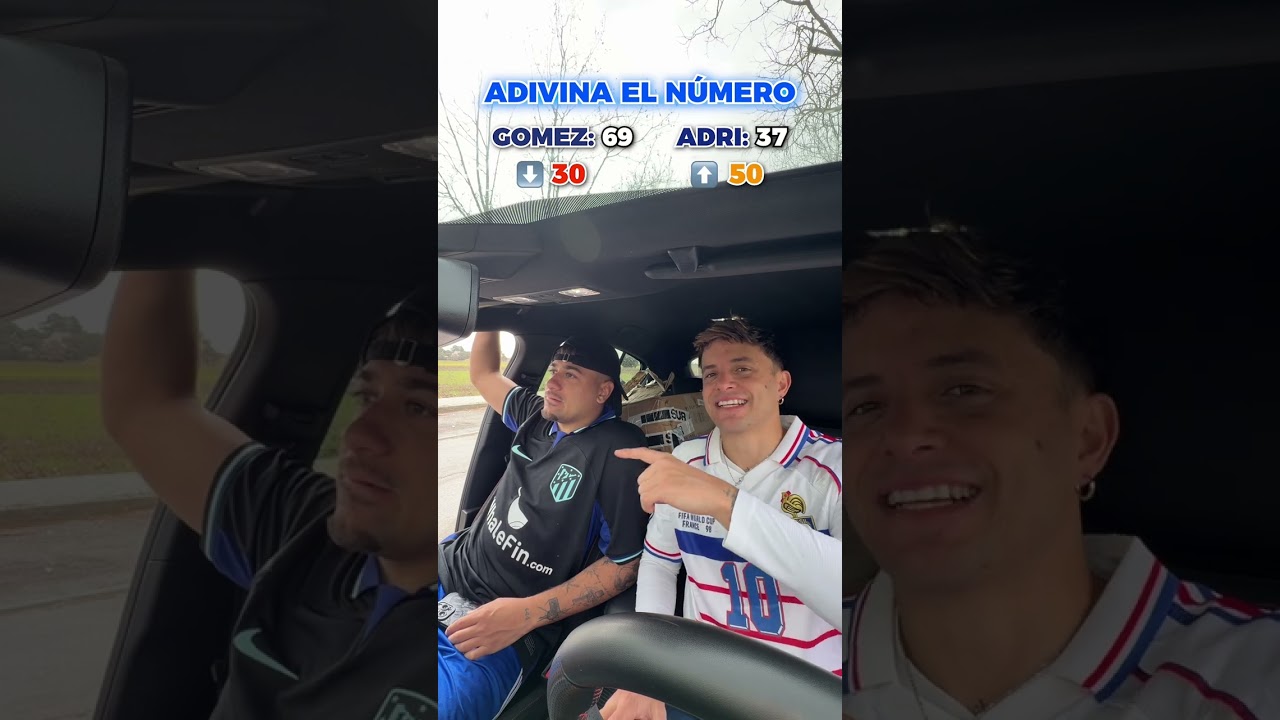 Adivina el Número con Gomeznawer 😂 (Parte 2) #shorts #futbol