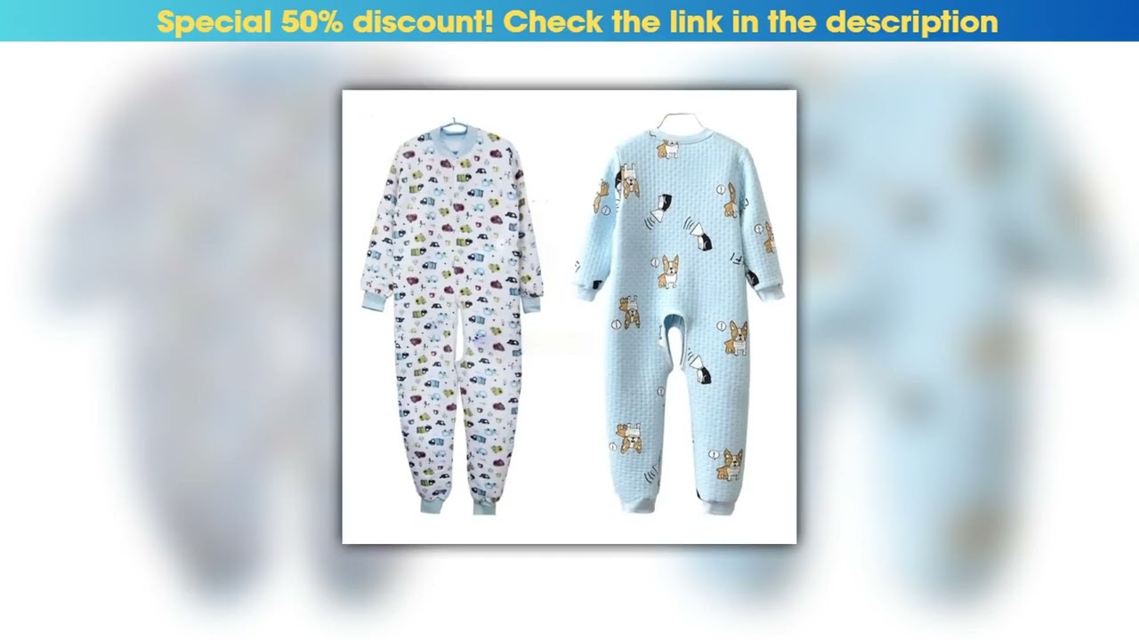 Today Only ABDL Adult Baby Pure Cotton Jumpsuit Cute Cartoon Print Plus Size Bodysuit Unisex Open C
