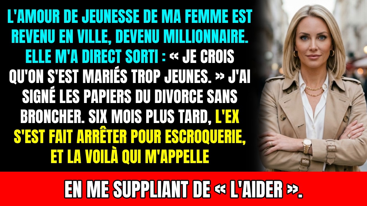 L'ex millionnaire de ma femme est de retour et elle a aussitôt trahi notre mariage