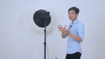 Hướng dẫn lắp đặt và xử dụng bộ đèn livestream softbox cầu