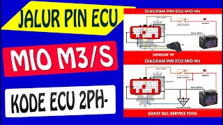 JALUR KELISTRIKAN PIN ECU MIO M3, MIO S