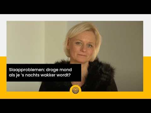 Slaapproblemen: droge mond als je &rsquo;s nachts wakker wordt?