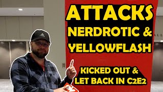 JON MALIN ATTACKS NERDROTIC AND YELLOWFLASH AFTER GETTING KICKED OUT C2E2! Comicsgate