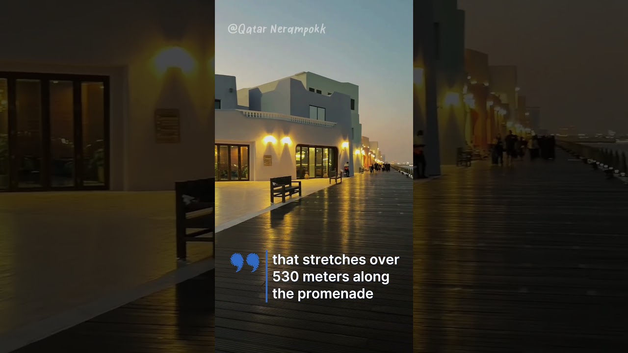 Old Doha Port has made it happen! The Mina District has added a brand-new open-air cooling system