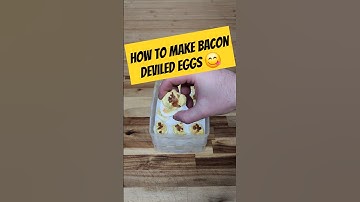 How to make Bacon Deviled Eggs 😋