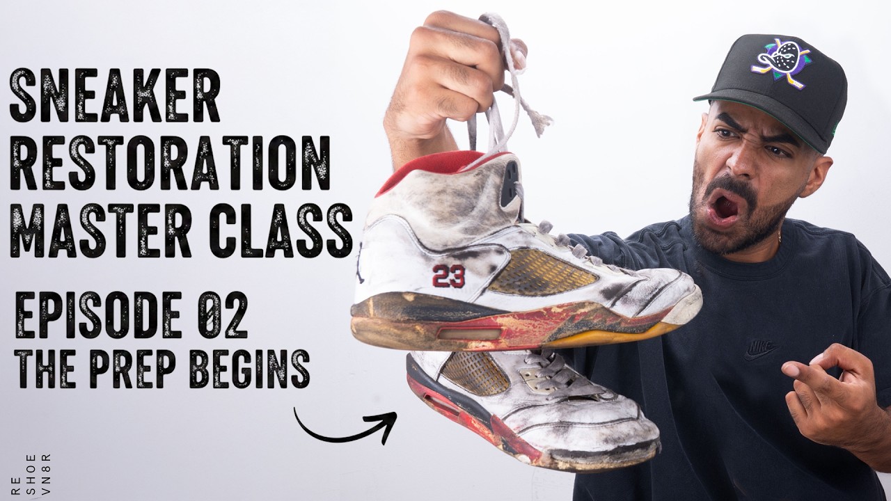 How To Deep Clean Your Sneakers & Repair Cracked Leather Like A Pro