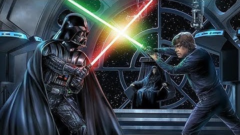 Darth Vader VS Luke Skywalker in STAR WARS Battlefront II