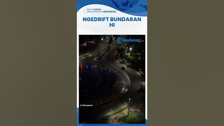 Viral Aksi Nge-drift di Bundaran HI