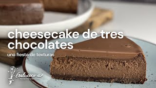 Cheesecake de 3 chocolates