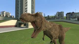 T Rex Roar Test ( Gmod )