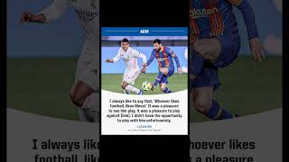 Casemiro On Lionel Messi ⚽️🥇🐐 🇦🇷