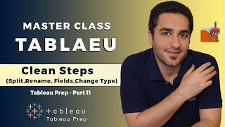 How to Split, Rename & Change Type in Tableau Prep | Master Clean Steps!  (Episode 11)