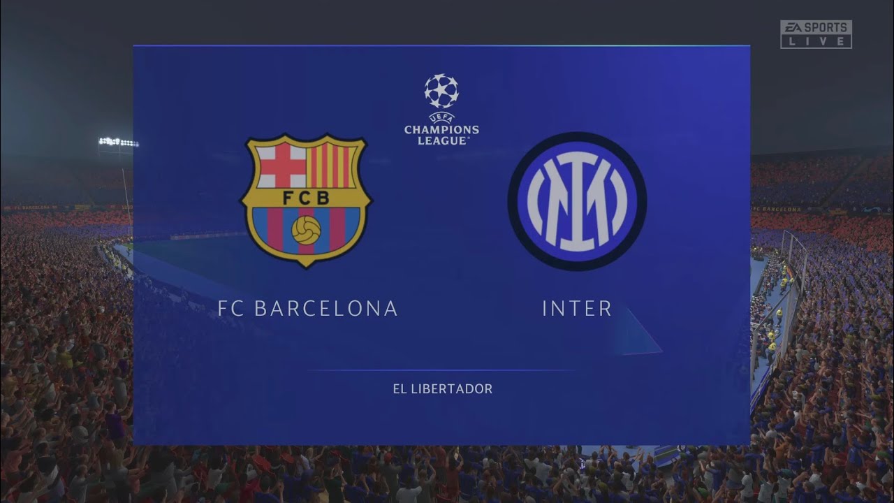 FIFA 23 Gameplay on PS5 | UEFA Champions League | FC Barcelona vs Inter | (4k HDR)