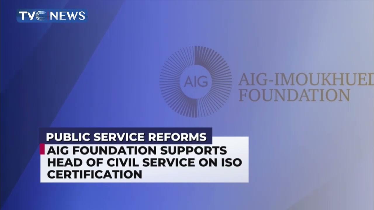 AIG Foundation Supports Head Of Civil Service On Iso Certification