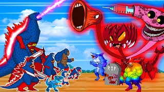 GODZILLA Monsters vs Evolution of DARK REVIVAL TEAM: Who Is The King Of Monster? | Godzilla Cartoon