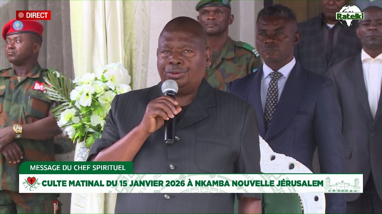 MESSAGE MATINAL DU 15 JANVIER 2026 A NKAMBA