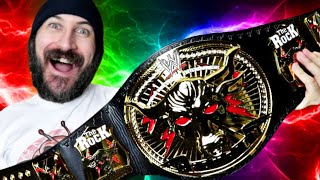 OMG!!!! SURPRISE THE ROCK BRAHMA BULL REPLICA CHAMPIONSHIP UNBOXING!!! WWE EUROSHOP