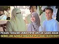 Bercucuran Air Mata.! Pesan Terahir Ummi Pipik Untuk Adiba Kanza Sebelum Dibawa Pulang Egy