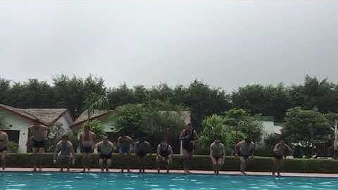 Masti in swing pool in zim corbett