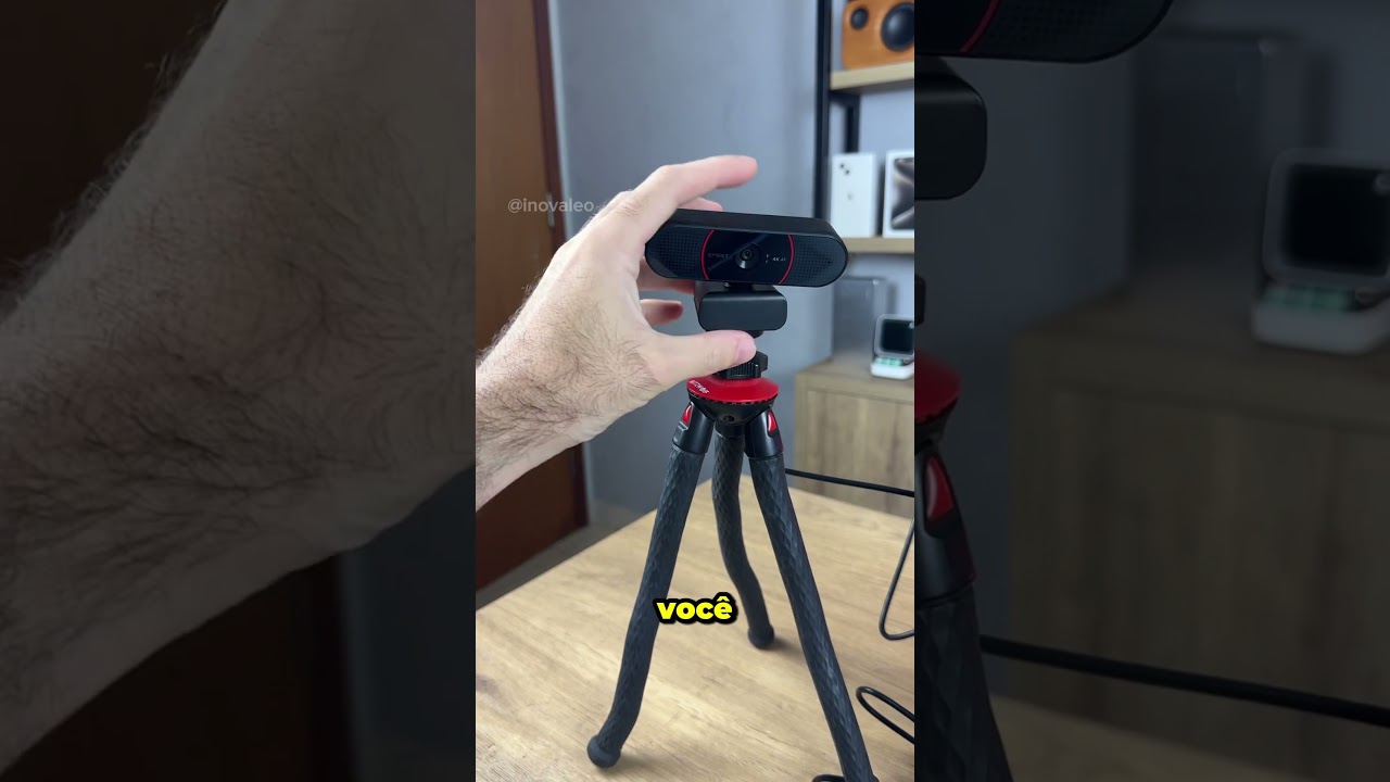 JA VIU UMA WEBCAM 4K? Essa é incrível! Emeet C960 4K