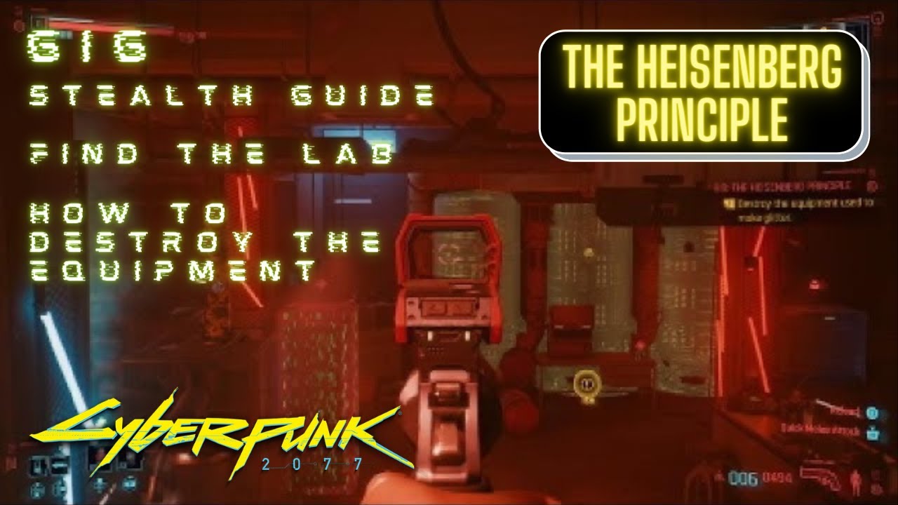 How To Destroy the Equipment The Heisenberg Principle Gig Stealth
