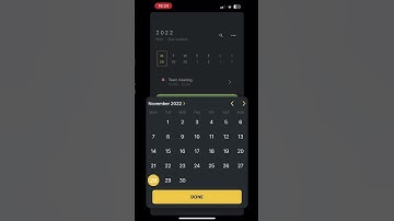 Quickly pick a date on Moleskine Journey
