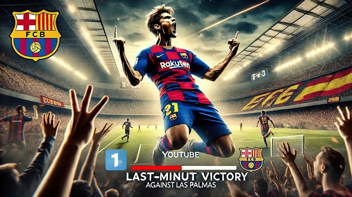 🔥 FC Barcelona’s Last-Minute Victory vs. Las Palmas (0-2) | LaLiga 2024/25 Thriller! 🔵🔴