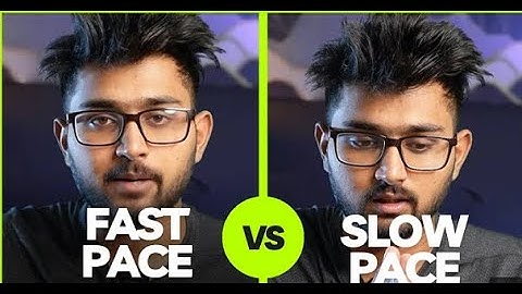 Tharun Speaks: Assignment-2 (Fast Pace & Slow Pace) | Video Editing Journey