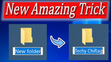 How To Change Default Folder Name in Windows.