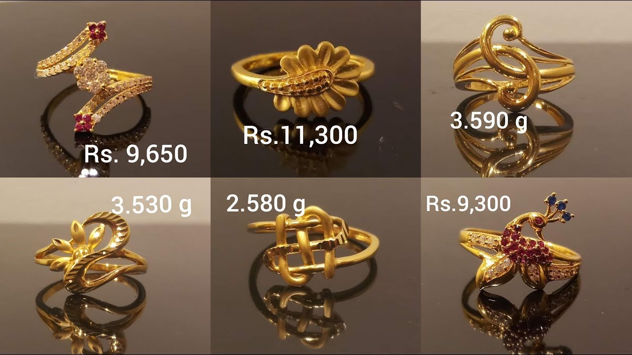 Light Weight Gold Ring For Women – Welcome to Rani Alankar