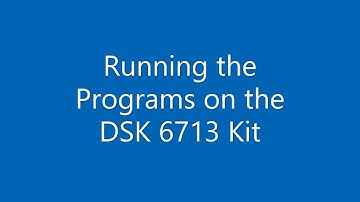 Demo 2 DSP Kit DSK 6713