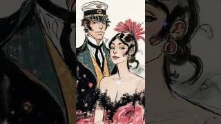 #shorts [AI Art Styles] 246 Hugo Pratt Style Animation  | Wan2.2 Superstar Effect