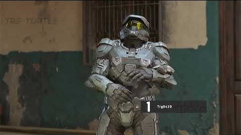 halo infinite : training mode fight A I bot #halo #haloinfinite