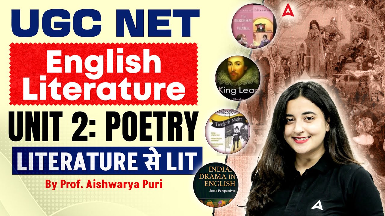 UGC NET English Literature Unit 2 Poetry | UGC NET English Poetry By Aishwarya Ma'am