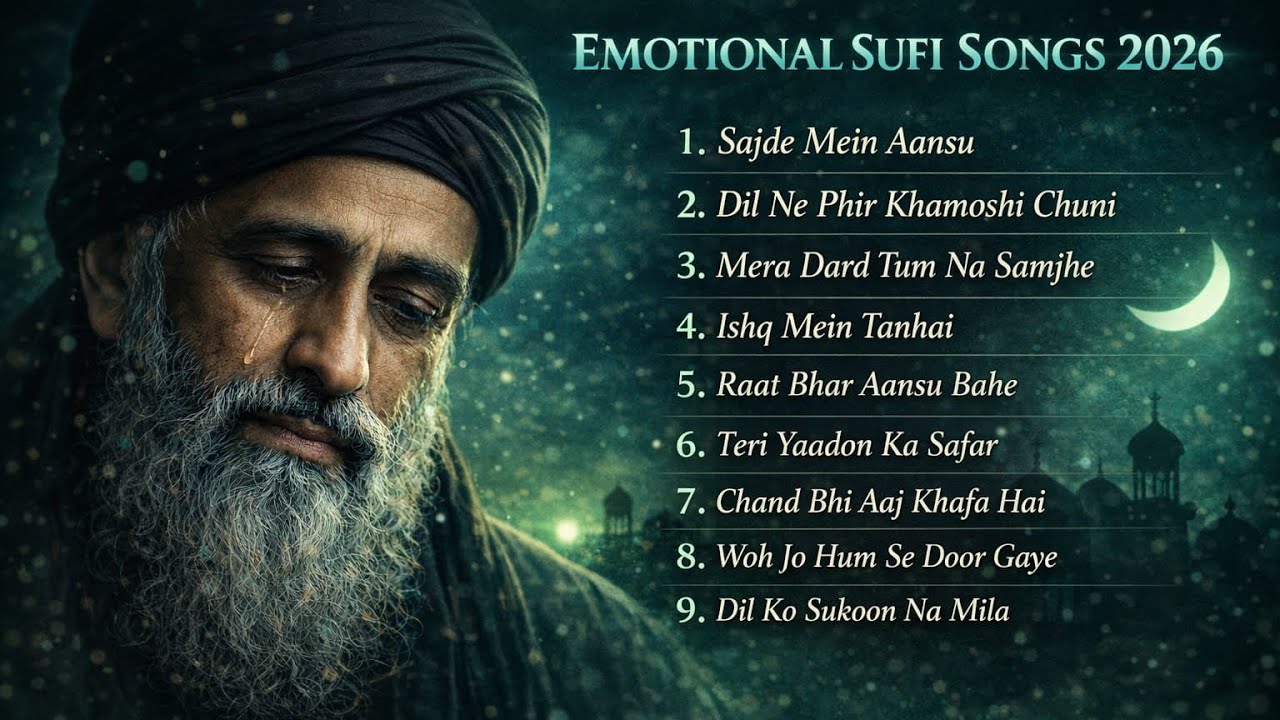 Non Stop Sufi Songs 💛 Heart Touching & Emotional Kalam | Soulful Islamic Sufi Music