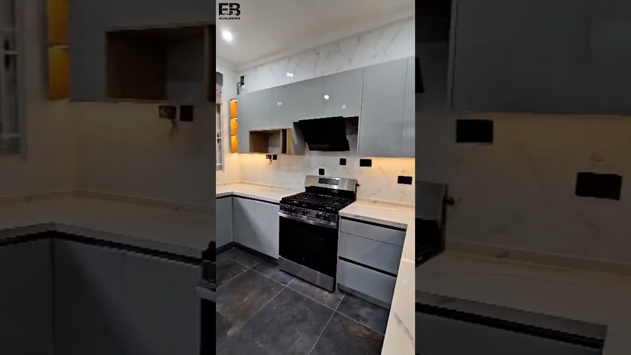 Transforming Empty Space To Modern kitchen ✨