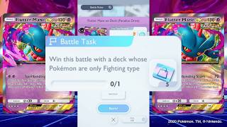 Flutter Mane EX Weakness Challenge Psychic vs Fighting Pokemon TCG Pocket
