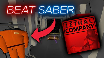 BEAT SABER HAS LETHAL COMPANY NOW? - Vivify Map Gameplay