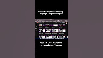 Discover the SECRET to Dynamic Remarketing Campaign in Google Shopping Ads! #digitalmarketing #ppc