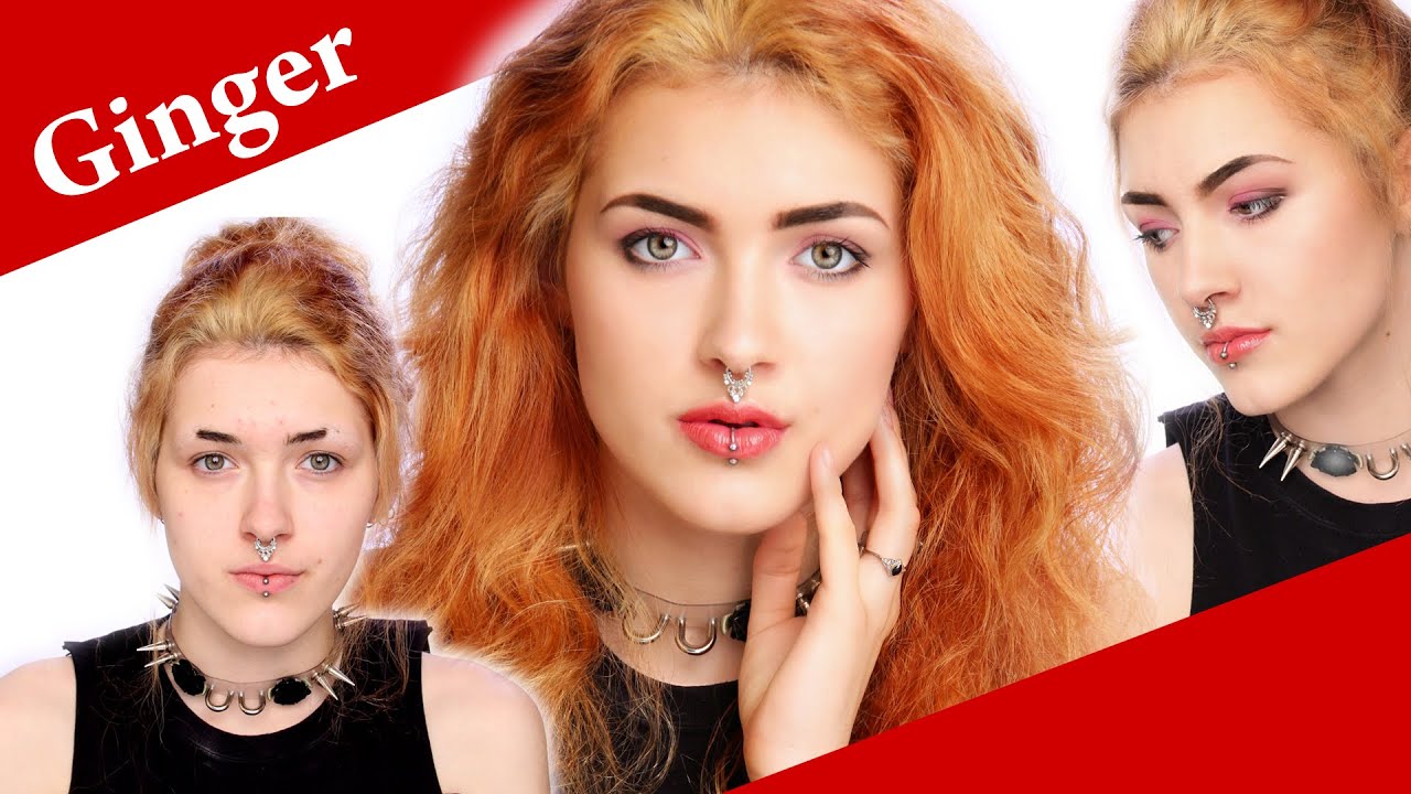 What should I do with GINGER hair and SHAVED EYEBROWS? YouTube
