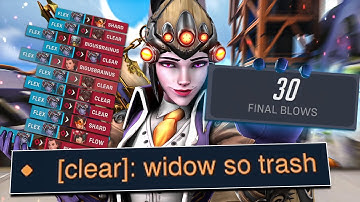 When the enemy calls you bad on Widowmaker in Overwatch 2