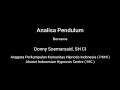Analisa Pendulum , salah satu ilmu hypnosis fundamental bersama Donny Soemarsaid, SH CHt CI , Okt'20