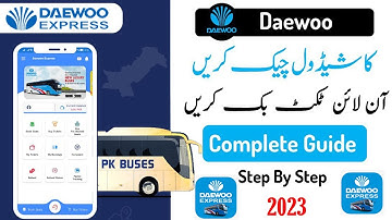 How to Book Daewoo Ticket Online 2023 | Daewoo Express Online Booking | Daewoo Schedule and Fares